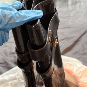 Coach Black Patent Leather Footwear